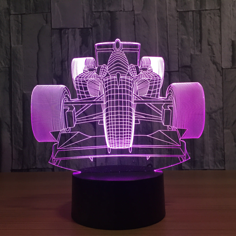 Lampara Decorativa de noche 3D Racing