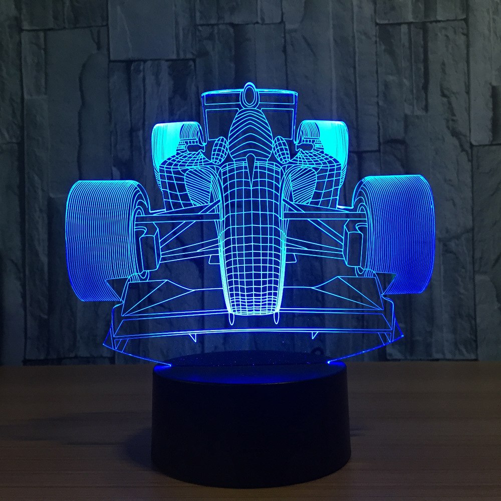 Lampara Decorativa de noche 3D Racing