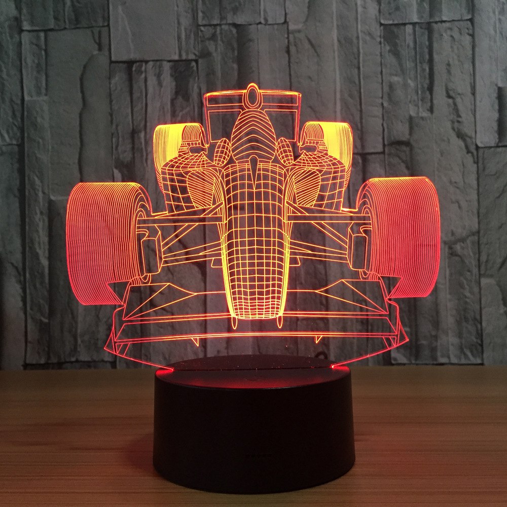 Lampara Decorativa de noche 3D Racing
