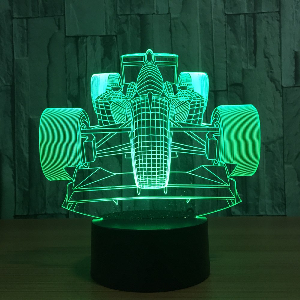 Lampara Decorativa de noche 3D Racing