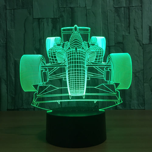 Lampara Decorativa de noche 3D Racing